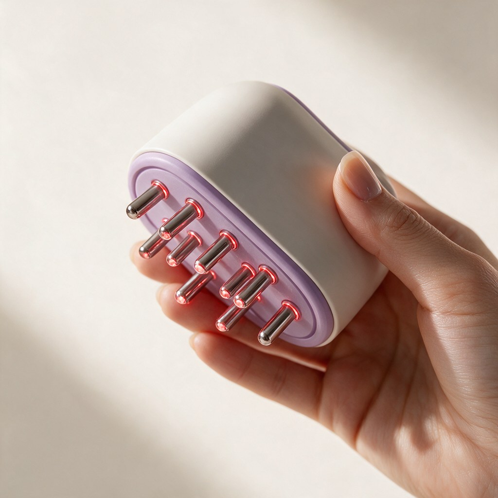 Das kompakte K·GLOW Gerät liegt leicht in der Hand