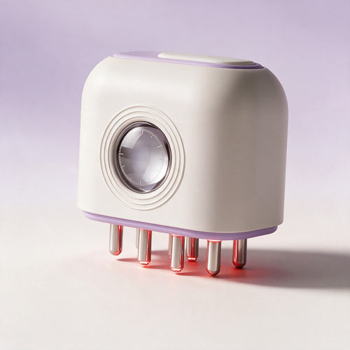 Das K·GLOW Gerät — Rotlicht 625 nm, Mikrostrom & Serum-Applikator